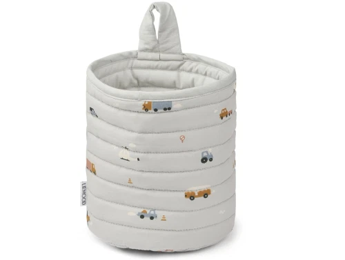 Liewood vehicles dove blue mix quiltet kurv Faye